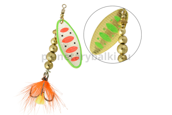 Блесна вращающаяся LureMax Tiga-4 9,2гр., цвет 006