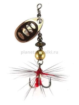 Блесна вращающаяся Lucky John BONNIE BLADE №0, 2.7гр., цвет 006 в блистере