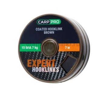 Поводковый материал в оболочке CARP PRO коричневый 7м, 6,7кг, 15lb