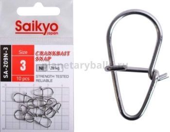 Застежка Saikyo SA-209N-3 10 шт