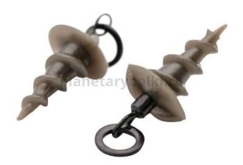 Винт для приманки с микрокольцом KORDA Micro Ring Swivel Bait Screw размер L, 5шт.