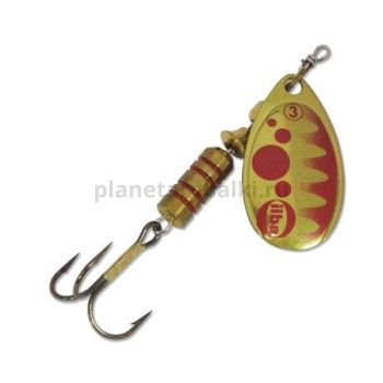 Блесна вращающаяся ILBA TONDO d/b №3, 7гр., цвет gold-red