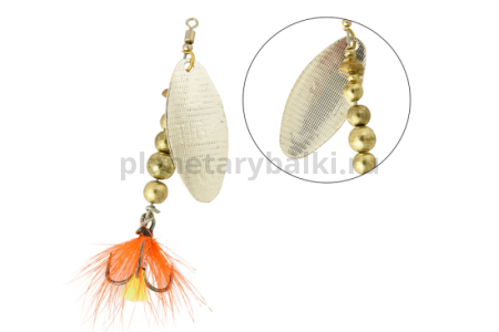 Блесна вращающаяся LureMax Tiga-3 7,2гр., цвет 001