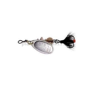 Блесна вращающаяся Mepps AGLIA MOUCHE №1, 3,5гр., цвет SILVER/Black fly
