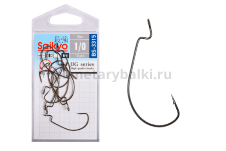 Крючки Saikyo BS-3315 BN №1/0, 10шт.