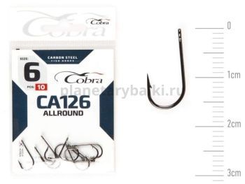 Крючки Cobra Allround VIKING CA126 №6, 10шт.
