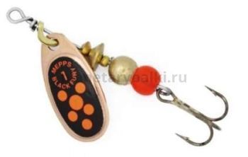 Блесна вращающаяся MEPPS Black Fury Orange №1, 3,5гр., цвет CU