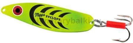Блесна колеблющаяся MEPPS Syclops Platium №1, 12гр., цвет AG/green