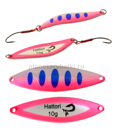 Блесна колеблющаяся LureMax Hattori 55мм, 10гр., цвет 114