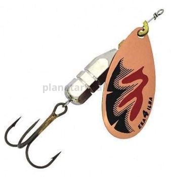 Блесна вращающаяся ILBA ESA - d №5, 19гр., цвет cooper-red-black