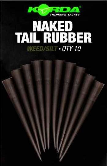 Конус резиновый KORDA Naked Tail Rubber Weed Silt 10шт.