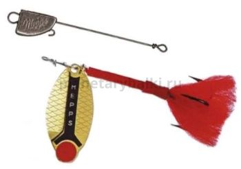 Блесна вращающаяся MEPPS Lusox №0, 7гр., цвет OR блистер