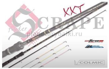 Удилище фидерное COLMIC GOLD LION 3.6м, тест 10-50гр., Carbon:Orange(1oz)+Yellow(1.1/2oz)+Red(2oz)