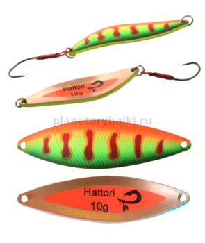 Блесна колеблющаяся LureMax Hattori 55мм, 10гр., цвет 53