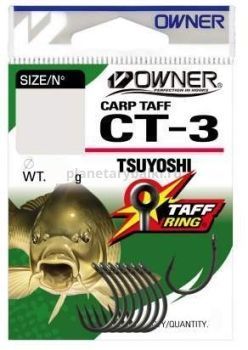Крючок OWNER Carp Taff  Tsuyoshi teflon №6, 8шт.
