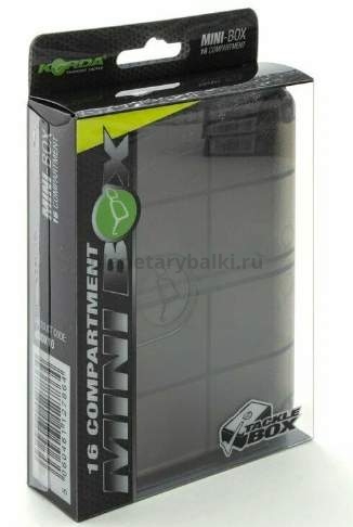 Коробка Korda Mini Box маленькая 16 отделений, 10x8x2,5см