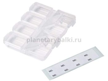 Коробка рыболовная Meiho FB-8 FLY BOX 8,6x6,4x1,3см, 8 ячеек