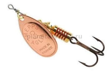 Блесна вращающаяся MEPPS Aglia №3, 6,5гр., цвет CU