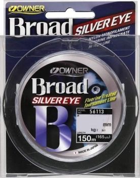 Монофильная леска OWNER Broad Silver Eye 150м, 0,24мм, 5кг