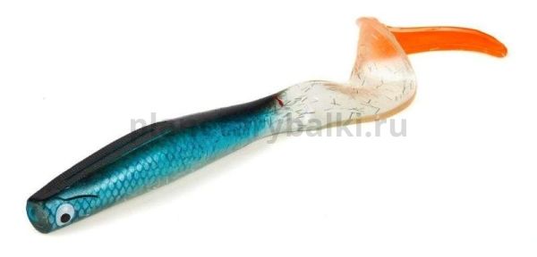 Твистер Lucky John 3D BBS Series KUBIRA FIRE TAIL 7,0in 17,5см, цвет PG44, 1шт.