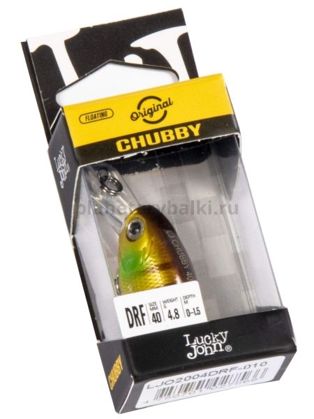 Воблер плавающий Lucky John Original CHUBBY DR F 40мм, 3,8гр., 1м, 010 для рыбалки, Воблер плавающий Lucky John Original CHUBBY DR F 40мм, 3,8гр., 1м, 010 отзывы, Воблер плавающий Lucky John Original CHUBBY DR F 40мм, 3,8гр., 1м, 010 купить, Воблер плавающий Lucky John Original CHUBBY DR F 40мм, 3,8гр., 1м, 010 купить в интернет магазине, Воблер плавающий Lucky John Original CHUBBY DR F 40мм, 3,8гр., 1м, 010 выбрать, Воблер плавающий Lucky John Original CHUBBY DR F 40мм, 3,8гр., 1м, 010 обзор, Воблер плавающий Lucky John Original CHUBBY DR F 40мм, 3,8гр., 1м, 010 купить в розничном магазине