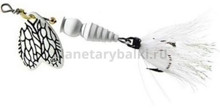 Блесна вращающаяся MEPPS Bug №1, 4гр., цвет powdery white