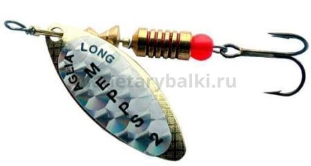 Блесна вращающаяся MEPPS Aglia Longue Rainbo №2, 7гр., цвет OR