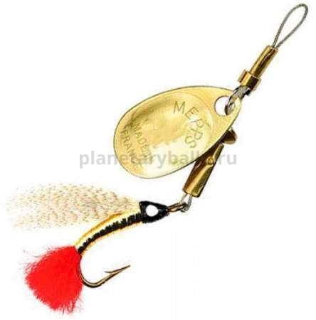 Блесна вращающаяся MEPPS Streamepps №0, 2,5гр., цвет OR