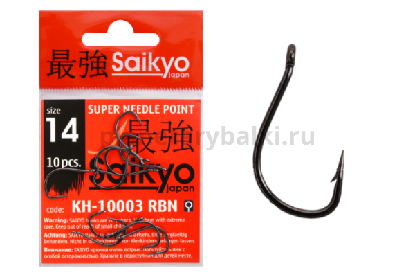 Крючки Saikyo Tanago BN KH-10003 №14, 10шт.