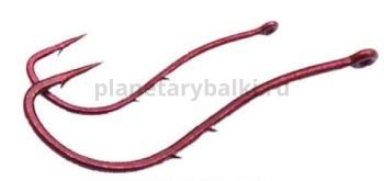 Крючки под червя OWNER Worm SP-BH bloody red №8, 7шт.