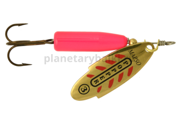 Блесна вращающаяся Lukris POPPER-L 3 ORN 15гр., цвет cuerpo Fluo Rosado