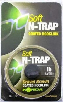 Поводковый материал KORDA N-Trap Soft Gravel 20м, 13,6кг, 30lb 
