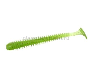 Виброхвост FLAGMAN Mystic Fish 4" 10см, #135 Green Apple, 4шт.