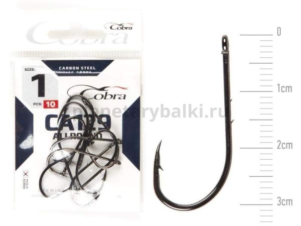 Крючки Cobra Allround BAITHOLDER CA129 №1, 10шт.