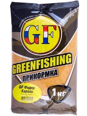 Прикормка для рыбы GF 1кг ФИДЕР КАРАСЬ