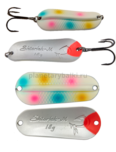 Блесна колеблющаяся LureMax Shtorlek-M, 58мм, 12гр., цвет 128