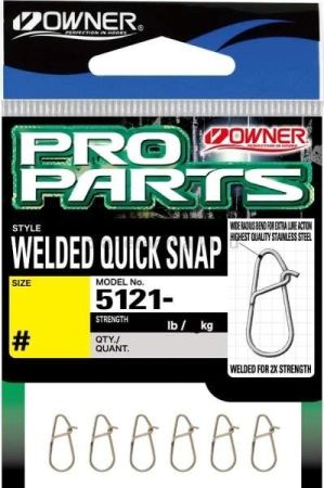 OWNER Застежка Welded Quick Snap Tairiki №2 6шт