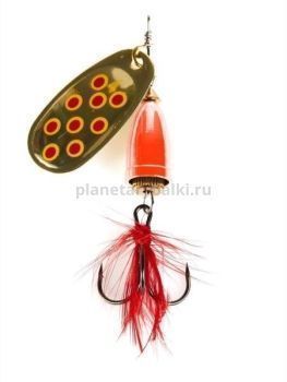 Блесна вращающаяся Lucky John BELL SPIN №1, 3.5гр., цвет GRD