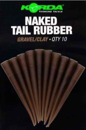 Конус резиновый KORDA Naked Tail Rubber Gravel Clay 10шт.
