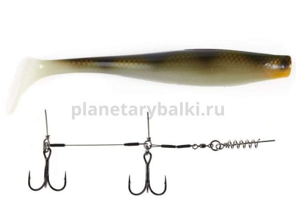 Виброхвост LJ 3D BBS Series GIANT KUBIRA SWIM SHAD 10,3in (26,00)/PG26 1шт.+Stinger XL