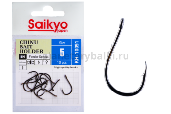Крючки Saikyo CHINU BAIT HOLDER BN KH-10091 №5, 10шт.