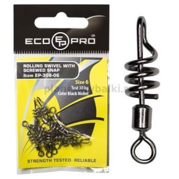 Вертлюг ECOPRO с застежкой EP-308-06 10шт