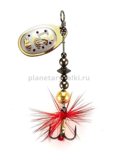 Блесна вращающаяся Lucky John BONNIE BLADE №1, 3.5гр., цвет 007 в блистере