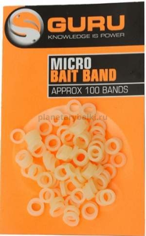 Колечко силиконовое для приманки Guru Bait Bands Small 2мм, 100шт.