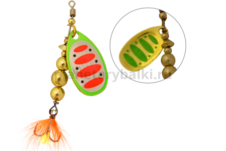 Блесна вращающаяся LureMax Daffy-2 5,3гр., цвет 006