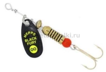 Блесна вращающаяся MEPPS Black Fury Chartreuse №00, 1,5гр., цвет NR