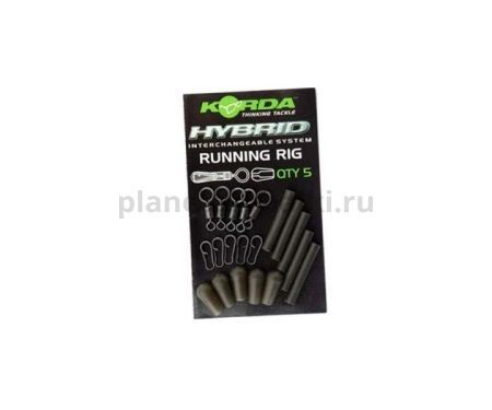 Набор для скользящей оснастки KORDA Running Rig Weedy Green