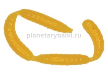 Приманка силиконовая LureMax MAGGOT 0,5'' 1см, Natural Cream 023, банка