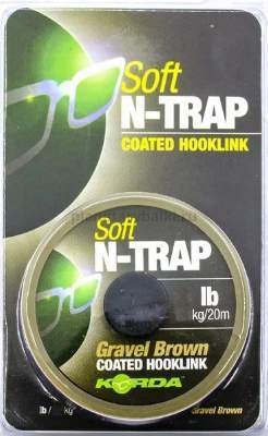Поводковый материал KORDA N-Trap Soft Gravel 20м, 13,6кг, 30lb 