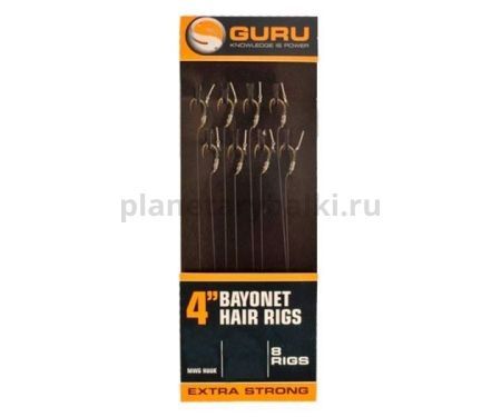 Поводок готовый GURU Bayonet Ready Rigs MWG 4" №16, 10см